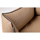 NRDOGS Lux Brown Dog Bed + Blanket L (90x70cm)